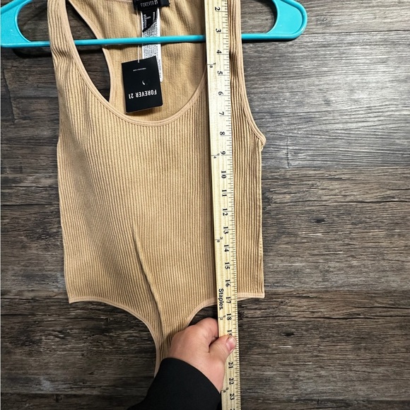 Forever 21 Tan Ribbed Bodysuit - Picture 3 of 6